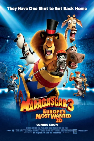 მადაგასკარი 3: ევროპაში ყველაზე ძებნილები / Madagascar 3: Europe's Most Wanted ქართულად